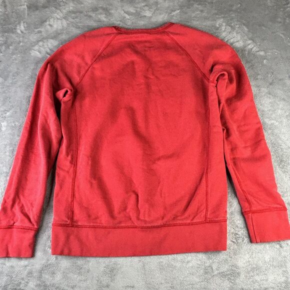 American Eagle Sweater Mens Small Crewneck Pullover Classic Casual Red - Picture 8 of 10